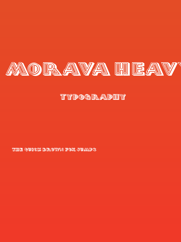 Morava Heavy Regular Poster