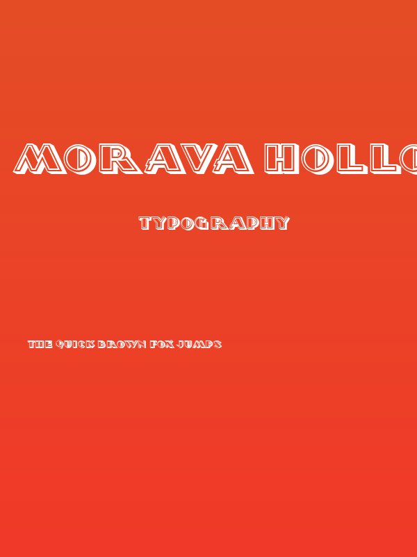 Morava Hollow Regular Poster