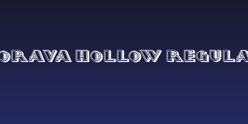 Morava Hollow Regular Social Header