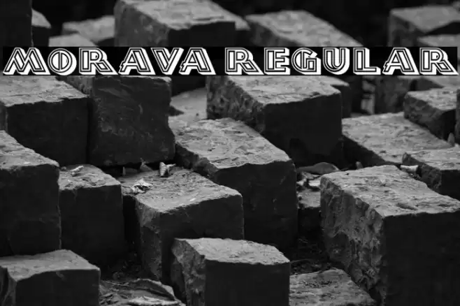 Morava Regular Font examples