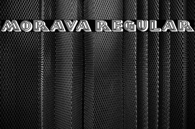 Morava Regular Font examples