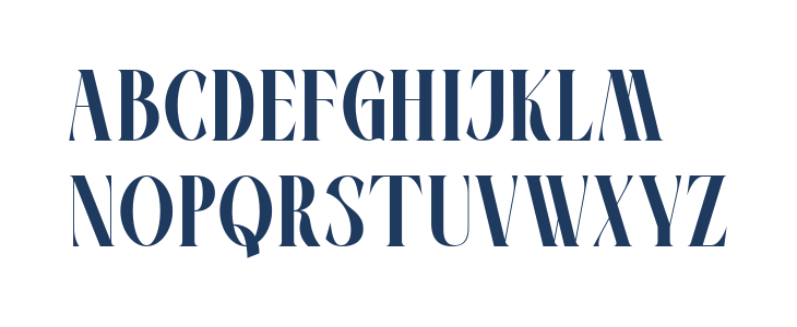 Moravine Regular Uppercase
