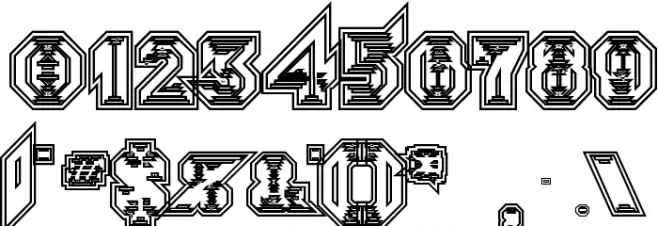 Morbid Fixation Font Alte caractere