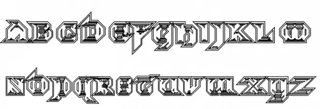 Morbid Fixation Polices MAJUSCULES