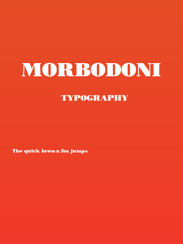 Morbodoni Poster