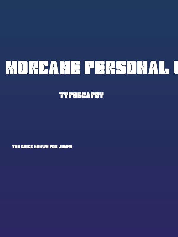 Morcane PERSONAL USE ONLY! Poster