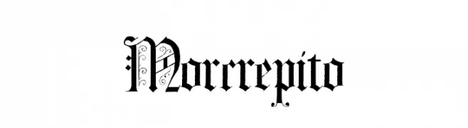 Morcrepito  フリーフォントのダウンロード