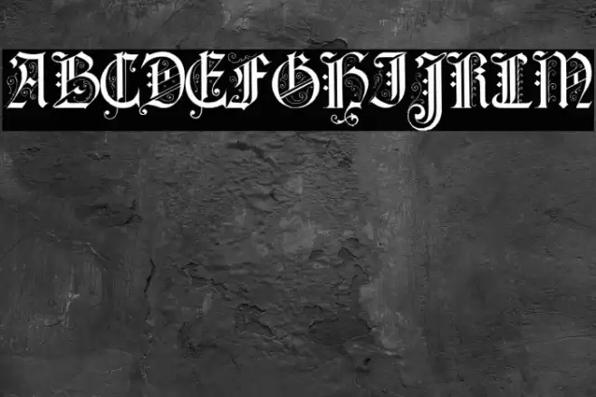 Morcrepito Font examples