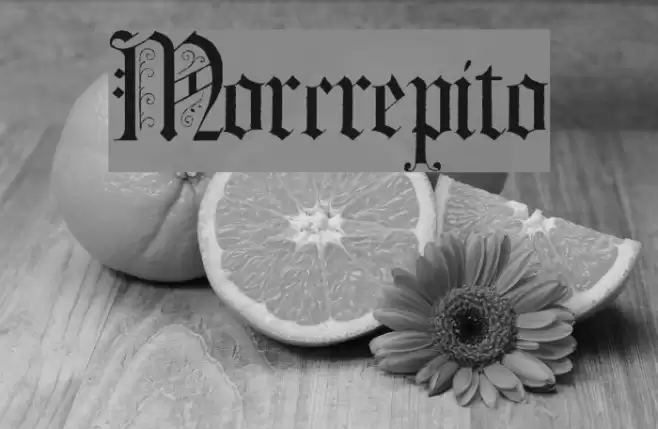 Morcrepito Шрифта examples