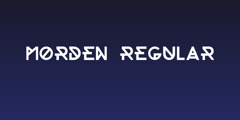Morden-Regular Social Header