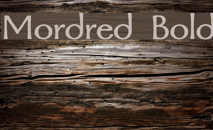 Mordred Bold Example 3
