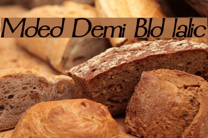 Mordred Demi Bold Italic Font examples