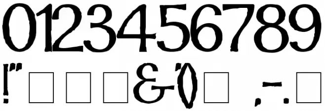 Mordred Demi Bold Font OTHER CHARS