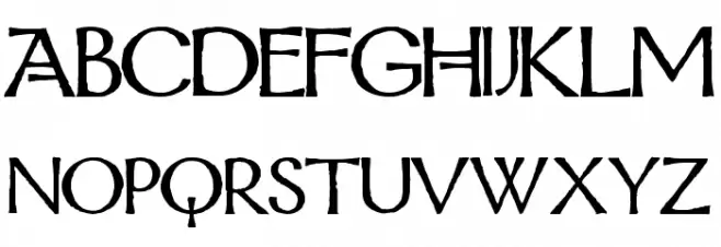 Mordred Demi Bold Шрифта ВЕРХНИЙ
