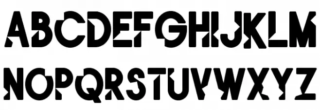 Mordu Regular Шрифта ВЕРХНИЙ