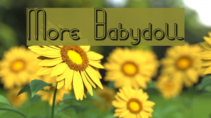 More Babydoll Font examples