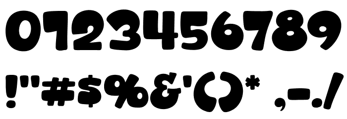 More January Font OTHER CHARS