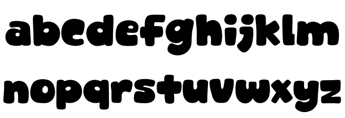 More January Font LOWERCASE