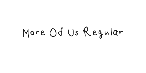 More Of Us Regular Logo