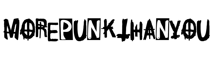 More Punk Than You  Frei Schriftart Herunterladen