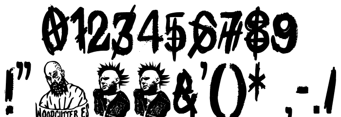 More Punk Than You Font OTHER CHARS