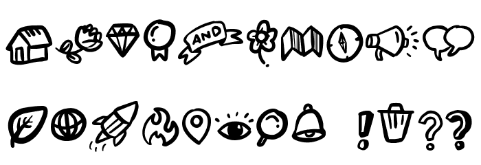 More Sugar Extras フォント その他の文字