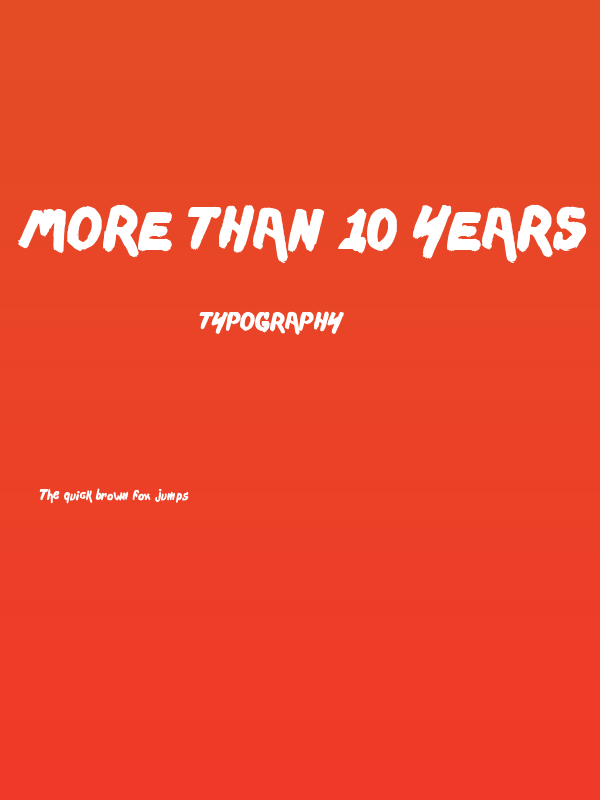 More Than 10 Years Ago Poster