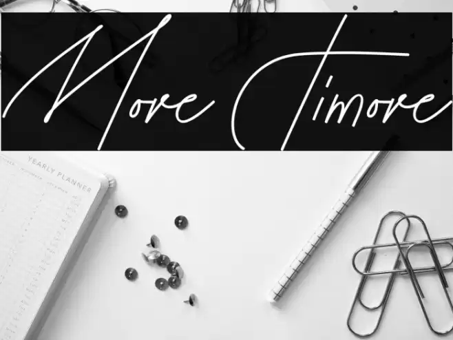 More Timore Font examples