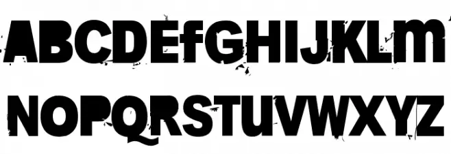 More is less 22 Schriftart Groß