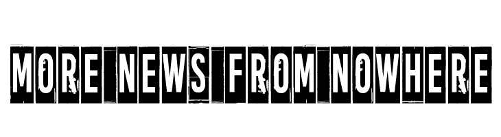More news from nowhere  नि: शुल्क फ़ॉन्ट्स डाउनलोड
