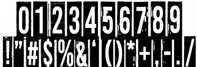 More news from nowhere Font OTHER CHARS