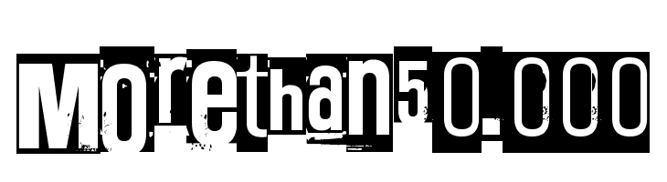 More than 50.000  Frei Schriftart Herunterladen