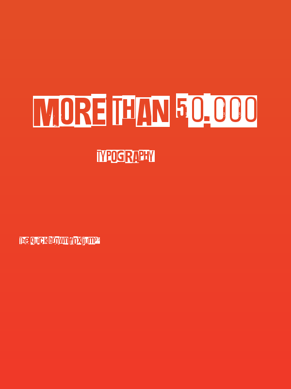 More than 50.000 Poster