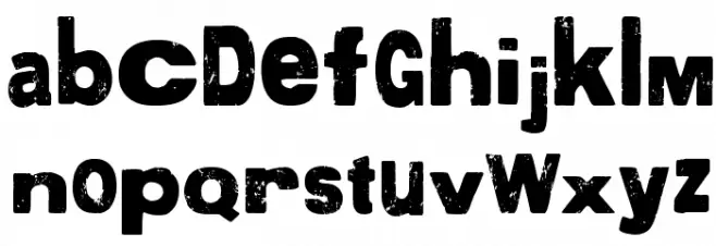 More than Enough Font LOWERCASE