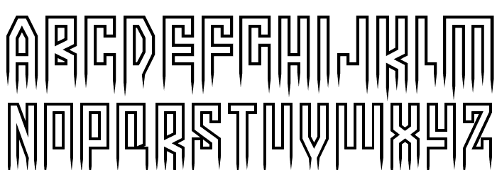 More than human フォント 小文字