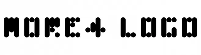 More4 Logo  フリーフォントのダウンロード