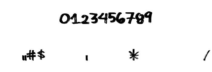 MoreCandy Font OTHER CHARS