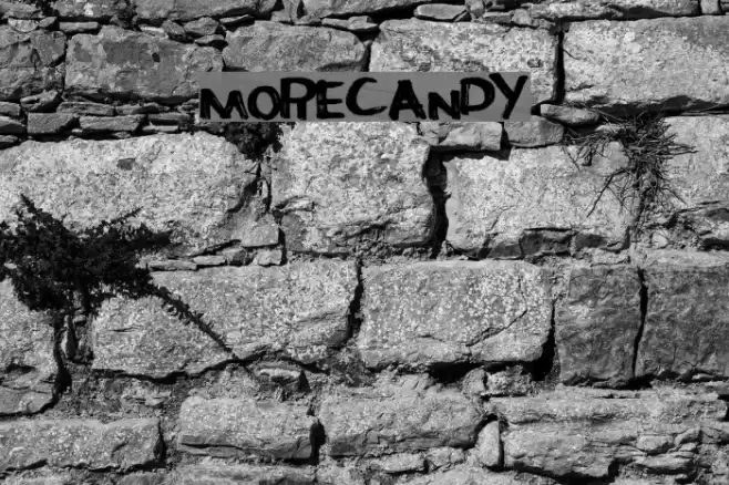 MoreCandy Font examples