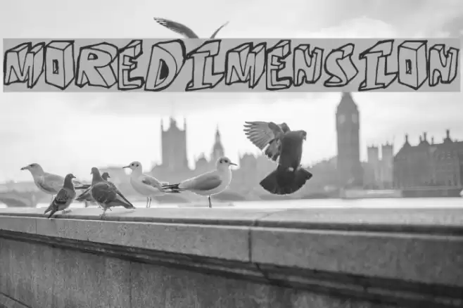 MoreDimension Font examples