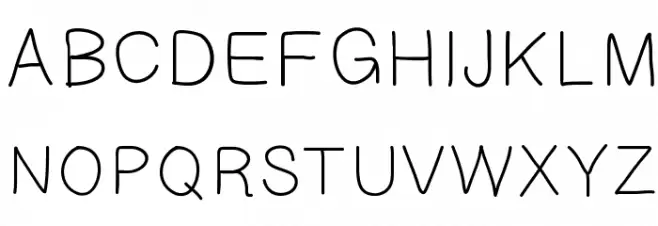 MoreLetters Schriftart Groß