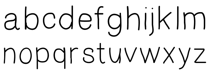 MoreLetters Font LOWERCASE