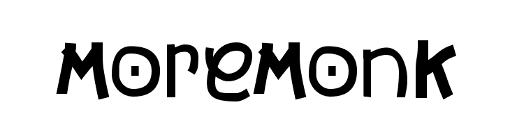 MoreMonK  免费字体下载
