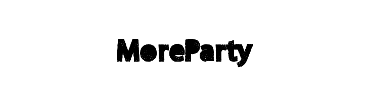 MoreParty Font