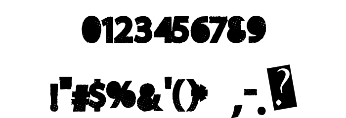 MoreParty Font OTHER CHARS