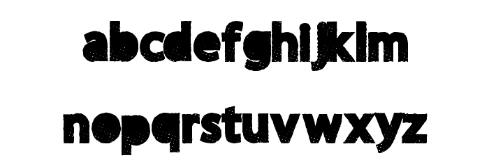 MoreParty Font LOWERCASE