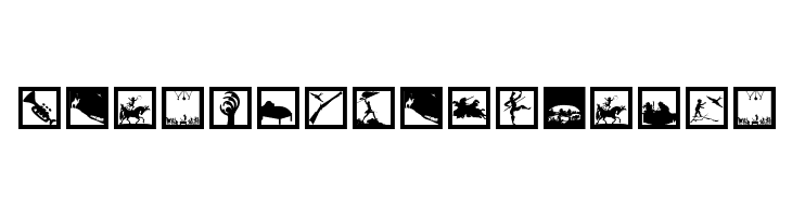 MoreSilhousFrame  免费字体下载