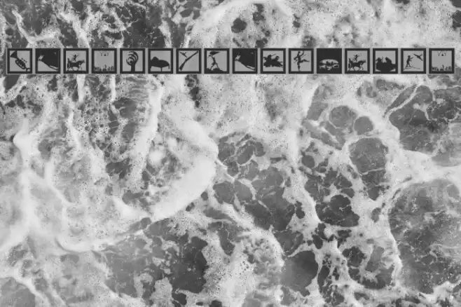 MoreSilhousFrame Font examples