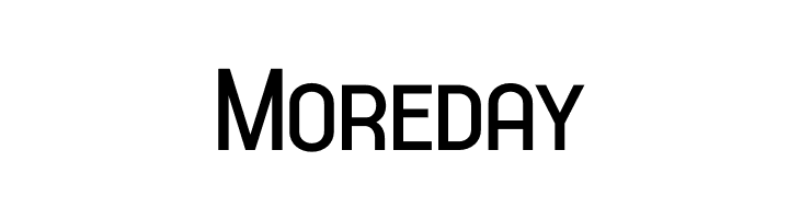 Moreday  font caratteri gratis