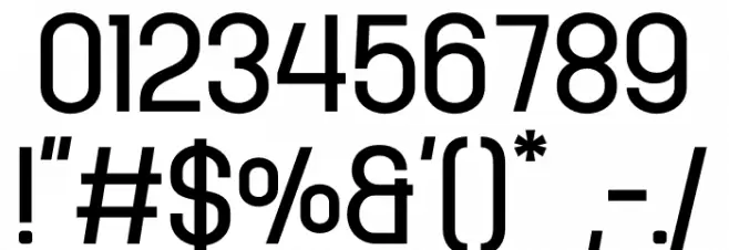 Moreday फ़ॉन्ट अन्य घर का काम