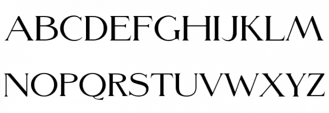 Morefren 字体 大写